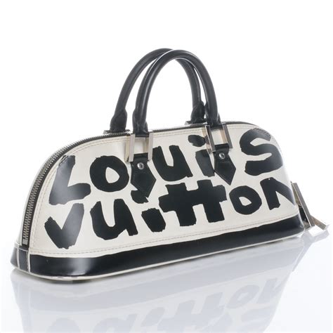 louis vuitton graffiti alma bag|Louis Vuitton Graffiti Alma Horizontal Bag .